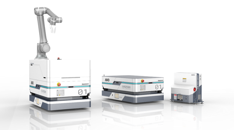 PA视讯數位開發的自主式移動機器人（AMR250M），搭配全向輪並結合AI演算法、2D LiDAR、3D攝影機等技術，協助客戶實現產線全自動化